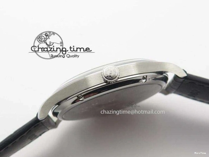 MIROTIME 0501 Sustainable Portuguese IW545408 White Dial ZF 1:1 Best Edition On Dark Blue Leather Strap 7335